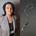 Native Style Seed Bead Lanyard-Teacher Badge Lanyard, Office Eyeglass Holder - Discover the elegance of effortless badge wearing or glasses