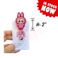 Cute monster retractable  Badge reel TOPPER ONLY