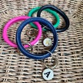 Leather Wrist Keyring for Keys Personalized Teacher Gift Idea for Daily Organization Hand Accessory Wrist Holder Keyring Organizer Cute