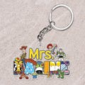 Personalized Name Keychain 2 Side, Toy Story Pixar Acrylic Keychain, Disney Pixar, Decor Disney Style, For Birthday, Gift Christmas OKD007.C