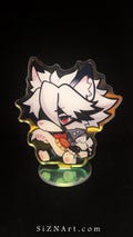 Zenless Zone Zero | ZZZ Lycaon Holographic Acrylic Standee | ZZZ Acrylic Figure Stand and Keychain | Lycaon Merch