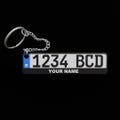 Customize Spain License Plate Keychain - %30 OFF - Free Delivery