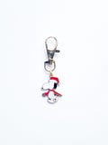 Festive Holiday Peanuts Character Bag Charm / Handmade Bag Charm / Cute Bag Charm / Backpack Tag / Cartoon Keychain
