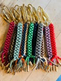 Knotted Paracord Bag Charm Keychain | Purse Charm | Fall Accessories