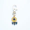 Sunflower Handmade Bag Charm / Cute Bag Charm / Flower Keychain / Backpack Tag / Sunflower Lover
