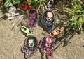 Predators 63mm keychains + stickers