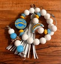 NFL • Chargers Wristlet/keychain/cup charm combo