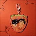 Superbat strawberry keychain