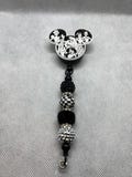 Minnie Mouse Disney Princess badge reel,  Minnie Mouse head badg reel with RN badge reel, retractable badge reel,