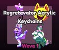 PREORDER Regretevator Keychains Part 1 (Mozelle, Melanie, Pilby, DR RETRO)