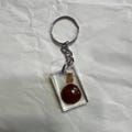 Appalachain mushroom handmade keychain