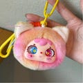 Kawaii Cat Plush Keychain – Fluffy Cute Bag Charm