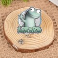 Viral TikTok Lizard Badge Reel, Funny Gecko ID Holder, Cute Reptile Name Tag Clip, Nurse Badge Reel, Unique Nurse Gift Idea