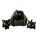 Custom Cat Flexi Figurine Poseable 3D-Printed Personalized Color Combos Design Eco-Friendly PLA Filament Articulated legs