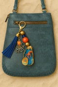 Oyster Shell Keychain REMARKABLY BRIGHT CREATURES Marcellus