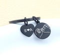 Specil gift for couples,Valentine's Day gift, Couples keychain, Commemorative gift, Customizable keychain, Memorial gift, Gift for her/him