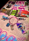 Arcane Jinx/Ekko Weapons Keychains
