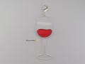 Wine Clip on Charm