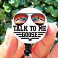 Funny Badge Reel | Top Gun Talk To Me Goose | Nurse Badge Reel | ID Badge Holder | Nurse Gift | Nurse Badge Holder | Cute ID Holder