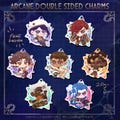 Arcane Double Sided Charms - Vi/Jinx, Timebomb, CaitVi, Jayvik