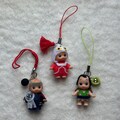 Kewpie QP Straps Keychain | Cute Keychain | Kawaii Keychain | Phone Charms | Local Japanese Mascot Keychain | Bag Charm | Beaded Keychain