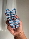 Baby blanket bow badge reel | Labor and Delivery (L&D) Nurse|Mother Baby|Nursery|Tech|CNA|Doula|Midwife|OBGYN - Interchangeable