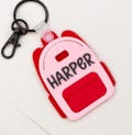 Personalized Backpack Keychain | Custom Name Tag | Kids Bag Tag | Back-to-School Gift | Cute Backpack Accessory