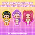 Pre-Order Huntrix Keychains KPOP Demon Hunters (Rumi, Mira, Zoey)