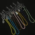 Handcrafted Dopamine Glass Bead Pants Chain, Colorful Unisex Waist Chain, Trendy Hip-Hop Accessory, Handmade Streetwear Belt