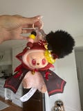 Authentic Custom Have a Seat Labubu in Halloween Vampire Costume Outfit