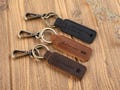 Personalized Monogram Leather Keychain, Customized Leather Keychain, Leather Key Chain, Engraved Key Tag Gift for her,Birthday Anniversary