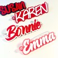 Back to School Personalized Name Keychain for Kids | Custom Acrylic Bag Tag| Backpack Label for Girls Boys | School Name Tag
