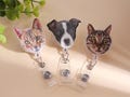Custom Fun Badge Reel, Pet Badge Holder Lanyard, Dog Cat Badge Reel, Nurse Badge Reel,  ID Badge Buddy, Baby Badge Reel, Work Badge Holder