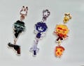 Forsaken Acrylic Connecting Keychain Charm || Double-Sided Design || Chance, Elliot, Two Time