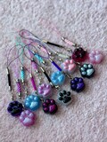 Cute little cat paws resin phone charm (pastel colors edition)