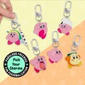 Zelda Kirby Cute Keychain Best Friends Keychains Kirby Gaming Keychain Couple Keychain Gift Y2K Keychain Bag Tag Keychain
