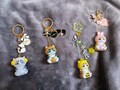 Mofusand cat key ring, mofusand kawaii bag charm, mofusand kawaii bag charm, original gift,