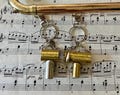Trombone slide keychain, upcycled trombone gift, band teacher gift, trombonist gift, eco-friendly giving; FREE SHIPPING