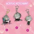Anime Acrylic Keychain | Cute Double-Sided Charm | Kawaii Key Ring Gift for Fans