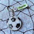 football keyring with name fob