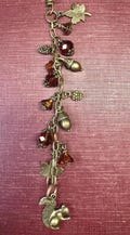 Purse Charm - Autumn Purse Charm - Brown Purse Bling - Backpack Charm - Handbag Charm - Fall Jewelry - Woodland Jewelry - Squirrel Charm