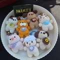 Animal Small Sized Crochet Keychain, Handmade Bag Charms, Various designs: Pigs, Bunnies, Dogs, Sheeps, Tiger, Cow