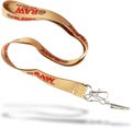 RAW Lanyard w/ Key Holder Durable Neck Strap w/ Key Ring Clip Hands-Free Everyday Carry Accessory for  Badges ID Cards RAW Branded Fabric