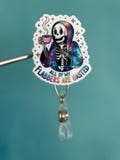 All my flabbers are gasted Badge Reel | Funny | Snarky Cute Badge | Retractable ID Badge Holder | Retractable Badge Reel Funny Nurse Gift
