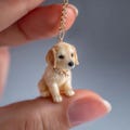 Your Pet on a Keychain, Custom 3D Animal Replica, Personalized Keepsake Gift