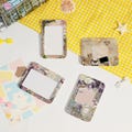 Custom Vintage Collage Plastic ID Card Holder,Romantic Name Badge Sleeve,Nurse Lanyard Accessory,Teacher Doctor Gift,Reusable Card Protector