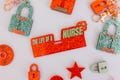 Custom badge buddy, showgirl, the life of a showgirl, showgirl badge buddy, nurse gift, custom showgirl badge buddy, ID Holder