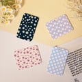 Floral badge holder,Durable and Stylish ID Badge Case,School ID Protector,Slide Closure Id Holder,Add on for Lanyard,Horizontal and Vertical