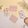Floral badge holder,Durable and Stylish ID Badge Case,School ID Protector,Slide Closure Id Holder,Add on for Lanyard,Horizontal and Vertical