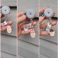 Baby Badge Reel Charm, Swaddle Specialist Keychain, Labor and Delivery Nurse Gift, NICU Badge Clip